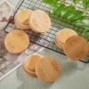 18 Pcs Yogurt Jar Lids Set Compatible with Oui Yogurt Jars Bamboo Wooden Lids Round Reusable Canning Covers with Silicone Sealing Rings for Kitchen Food Storage (Jar Not Included) view 4