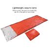 hoopoocolor Emergency Sleeping Bag, Reusable Waterproof Windproof PE Aluminum Film Material Outdoor Survival Bag, Tear Resistant Lightweight Saving Space for Camping Traveling view 4