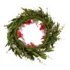 Vickerman 22" Artificial Light Pink and Coral Mixed Floral Wreath view 3