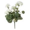 Vickerman 668856-20" White Geranium Bush 4/pk (FA174603-4) Home Office Flower Bushes view 1