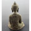 Antique Copper Shakyamuni Buddha Statue,Brass Handmade Buddhism Tathagata Sculpture Feng Shui Figurines Buddhist Believers Buddha Hall Worship Ornaments Decorations view 3