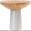 Bamboo Wood Fruit Bowl Wooden Dishes Dessert Snack Dishes Ceramic Plate Quality Serving Trays Coffee Table Tea Saucer Cake Stand (Size : 13cm) view 1
