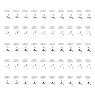 Bedskirt Pins, Upholstery Twist Pins Headliner Pins Clear Heads Upholstery Tacks for Sofa, Slipcovers and Bed Skirts(50pcs)