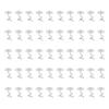 Bedskirt Pins, Upholstery Twist Pins Headliner Pins Clear Heads Upholstery Tacks for Sofa, Slipcovers and Bed Skirts(50pcs) view 1