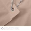 Bath Bliss 2 Pack PVC Heavy Weight Shower Curtain Liner | 4G | 70" x 72" | Rust Resistant Copper Grommets | Magnetic Hem | Taupe view 3