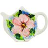 Polmedia Polish Pottery Tea Bag or Lemon Plate UNIKAT - Monet Dreams Pattern Handmade in Boleslawiec Poland + Certificate of Authenticity view 1