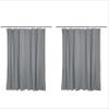 Bath Bliss 2 Pack PVC Heavy Weight Shower Curtain Liner | 4G | 70" x 72" | Rust Resistant Copper Grommets | Magnetic Hem | Silver view 1