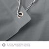 Bath Bliss 2 Pack PVC Heavy Weight Shower Curtain Liner | 4G | 70" x 72" | Rust Resistant Copper Grommets | Magnetic Hem | Silver view 3