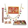 Laxmi Puja Samagri Diwali Pujan Packet | Laxmi Pooja Kit | Dipawali Pujan Samagri for Home and Office Diwali Puja (Whole Kit) 21 Items in one Packet by Indian Collectible view 1