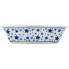 Polmedia Polish Pottery Rectangular Baker - Starlight Pattern Handmade in Boleslawiec Poland by Ceramika Artystyczna + Certificate of Authenticity view 3