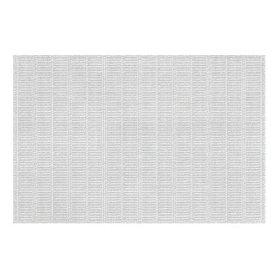 Carolina Creekhouse Vinyl Rug | Jessica 054509UA | Vinyl Floor Mat | Decorative, Vintage, Waterproof, Eco-Friendly, Non-Slip | White, 2'x3'