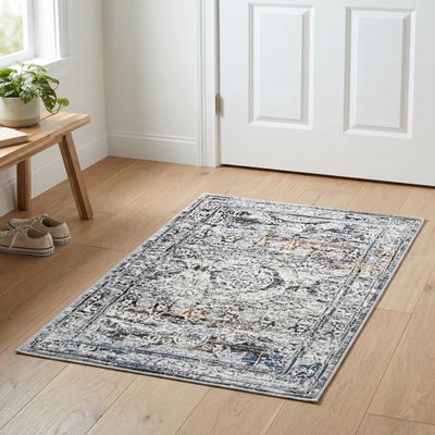 Rugs.com - Finsbury Rug 2' x 3' Multi Modern High Pile Rug Perfect for Entryways, Kitchens, and Small Bedrooms