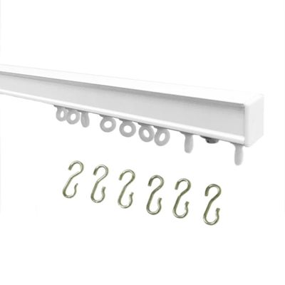 Forest CS Single Curtain Track Set-Wall Mount or Ceiling Mount