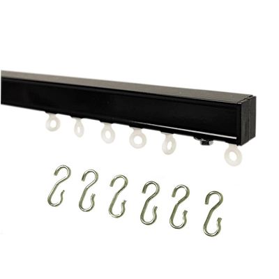 Forest CS Single Curtain Track Set-Wall Mount or Ceiling Mount