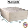 DS Solutions USA Beverly Hills Firm Foam Eurotop Queen Mattress Set with Mattress Protector Included - Quality Fabric, Orthopedic Type, Longlasting view 2