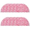 Furnish my Place Zebra Light Pink Area Rug, Animal Print Area Rug, Indoor Rug, Pet-Friendly Rug, Home Decor Rug, Perfect for Living Room, 18" x 36" Half Round - Set of 10 view 1