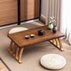 Bamboo Low Table Coffee Table Japanese Tea Table Meditation Table Household Tatami Table for Living Room Dining Table Kids Art Table (Color : Brown, Size : 60 * 40 * 30cm) view 2