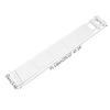 LIYIVNAA Expanding Narrow Closet Shelf Tension Rod Slim Cupboard Divider Hanger Adjustable Cabinet Organization Storage Rack Windowsill Bathroom Shelving Unit for Small Space - White view 3