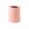 TOMYEUS Trash Cans 12L Simple Coverless Trash Can Household Large-Capacity Trash Can Living Room Bedroom Study Garbage Can Kitchen Bathroom Trash Cans (Color : Pink) view 1