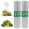 PARTY BARGAINS 10 x 15 Inch Clear Plastic Produce Bags on a Roll, 900 Count Food-Grade Polyethylene Grocery Bags for Fruits, Vegetables, Bread & Kitchen Storage view 1