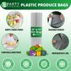 PARTY BARGAINS 10 x 15 Inch Clear Plastic Produce Bags on a Roll, 900 Count Food-Grade Polyethylene Grocery Bags for Fruits, Vegetables, Bread & Kitchen Storage view 3