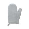 Xiaohu Oven Mitts Kitchen Heat Resistant Glove Cotton Linen Baking BBQ Cooking Mitts Microwave M68E (Color : Gray) view 3