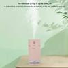 Hoopoocolor Portable Mini Cute Humidifier, Intelligent Power Off, Prevent Dry Burning, with Gradient Colorful Night Light, 240Ml Small USB Cool Mist Humidifier for Bedroom, Office, Home(Pink) view 3