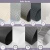 Graywind Motorized Outdoor Shades for Patio Compatible With Alexa Google Smart Sun Blinds Exterior Solar Powered Electric Roller for Outside (Fabric Samples) view 3