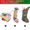 Camouflage Military Christmas Stockings Personalized Custom Xmas Socks Gift Bag with Name Party Holiday Decor for Family Friends Gifts 17.52 x 7.87 Inch view 4
