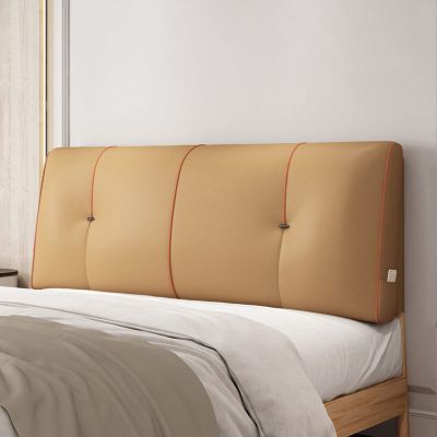 Dorm Room Headboard Reading Pillow Back Support for Sitting Up in Bed Large Adult Headboard Cushion Rectangular Removable Body Pillow,A,with headboard Queen 59"