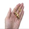 Amazing Gemstone Healing Metal Pendulums for Divination, Gold Long Point with Disc Steel Copper Pendulum High Energy Pendulo de Bronce Pendulos de Mesa MP100 view 4