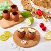 12 Set 2 oz Cantaritos De Barro Mini Cantaritos Shooters Pottery Mini Patron Tequila Bottles Jarritos De Barro Mexicanos Taco Tuesday Cocktail Cups Cute Shot Glasses for Tequila Margaritas Mojitos view 3