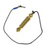 Amazing Gemstone Healing Metal Pendulums for Divination, Gold 16 ISIS Ring Steel Copper Pendulum High Energy Pendulo de Bronce Pendulos de Mesa MP54 view 2