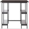 Camden Computer Desk with 4 Shelves, Espresso view 4