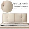 Headboard Backrest Reading Body Pillow Bedside Cushion Oversized Throw Cushion Lumbar Pillows Positioning Back Support Bolster for Daybed Bunkbed,B,with headboard California King 71" view 2