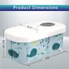 53" Extra Large Portable Foldable Bathtub with Metal Frame for Adult, Family SPA Soaking Tub with Cover for Small Bathroom, Thicken Multiple Layer Bathtub with Lid (53" Ocean with Metal Frame) view 2