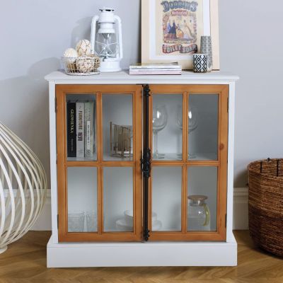Sophia & William Decorative Accent Cabinet with Glass Doors