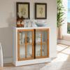 Sophia & William Decorative Accent Cabinet with Glass Doors view 4