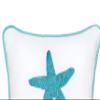 C&F Home "Home Sweet Beach House Starfish Small Petite Mini Cotton Blend Accent Pillow 10" x 10" All Seasons Summer Coastal Nautical Home Living Room Sofa Couch Chair Bed Bedroom Decor Decoration 10" view 2