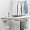 39"x12" Wall Mounted Rotating Ironing Board, Foldable Drop Down Ironing Board Cabinets, Space-Saving Folding Compact Ironing Board for Home, Household view 1