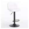 UNNS Bar Stools Bar Stool Leatherette Bar Stool Counter Height Stool Adjustable Lift Height Bar Stool with Back Kitchen Counter High Chair Bar Chairs (Color : White) view 1
