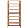 ZQQLVOO Freestanding Display Storage Shelving Book Cabinet Shelving Unit 23.6"x11.8"x47.2" Solid Teak Wood for Home Office Decor Display Easy to Assemble view 4