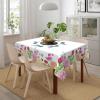 YETTA YANG Hummingbird Flower Floral Sprint Waterproof Picnic Party Rectangle Table Cloth Cover Decorations Fabric 54 X 72 Inches Rectangle Tablecloth Home Dining Room Kitchen Decor view 3