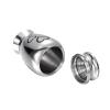 SHEIL Engraving Forever Heart Stainless Steel Adult Urns for Ashes Keepsake Cremation Jewelry - with High-End Box,1 view 2