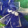 Winters Night Handmade Deco Mesh Wreath. Available in 24 inch and 28 inch diameters view 3