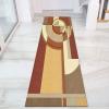 GRAPKS Modern Runner Rug for Hallway 60cm/70cm/80cm/100cm Wide Washable CorridorKitchenBedroomEntrywayStair Long Carpet Runner Mat Easy to Clean (Size : 2.6 ft x 14.8 ft) view 1