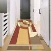 GRAPKS Modern Runner Rug for Hallway 60cm/70cm/80cm/100cm Wide Washable CorridorKitchenBedroomEntrywayStair Long Carpet Runner Mat Easy to Clean (Size : 2.6 ft x 14.8 ft) view 2
