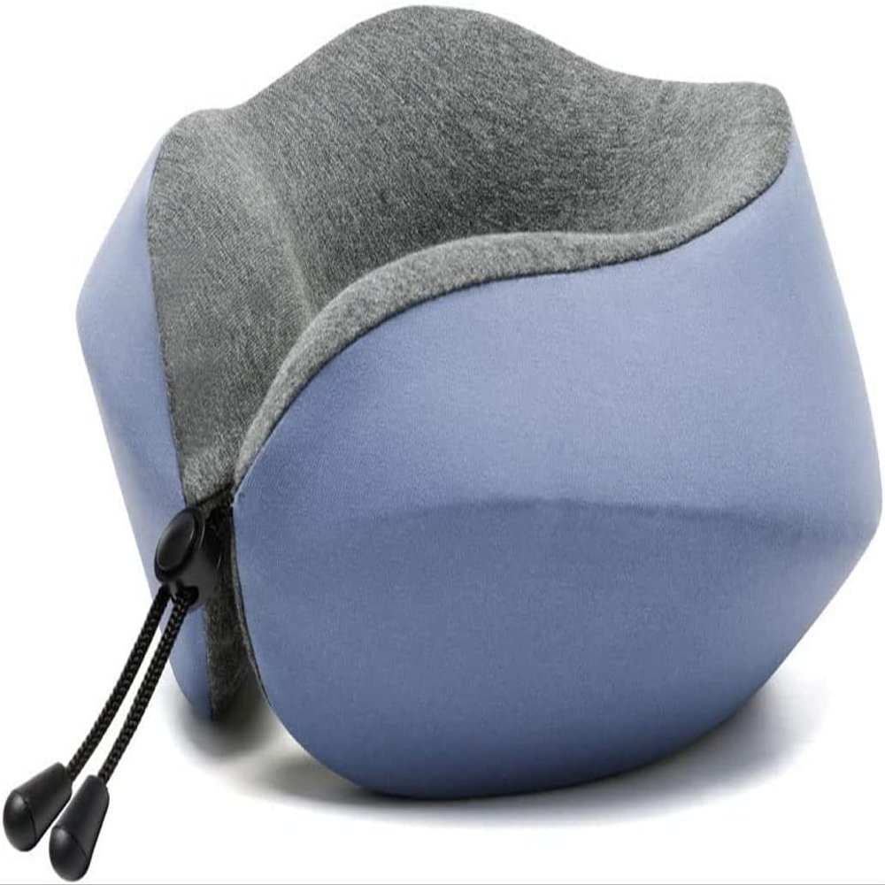 JYYBN Travel Pillow - Memory Foam Neck Pillow Support Pillow, Support Cushion U Shaped Portable Travel Pillow for Kids Adults Aircraft Car Train Office