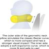 JYYBN Travel Pillow - Memory Foam Neck Pillow Support Pillow, Support Cushion U Shaped Portable Travel Pillow for Kids Adults Aircraft Car Train Office view 4