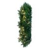 Vickerman 36" Douglas Fir Artificial Pre-Lit Wreath, Warm White 3mm Low Voltage LED Wide Angle Lights. view 2